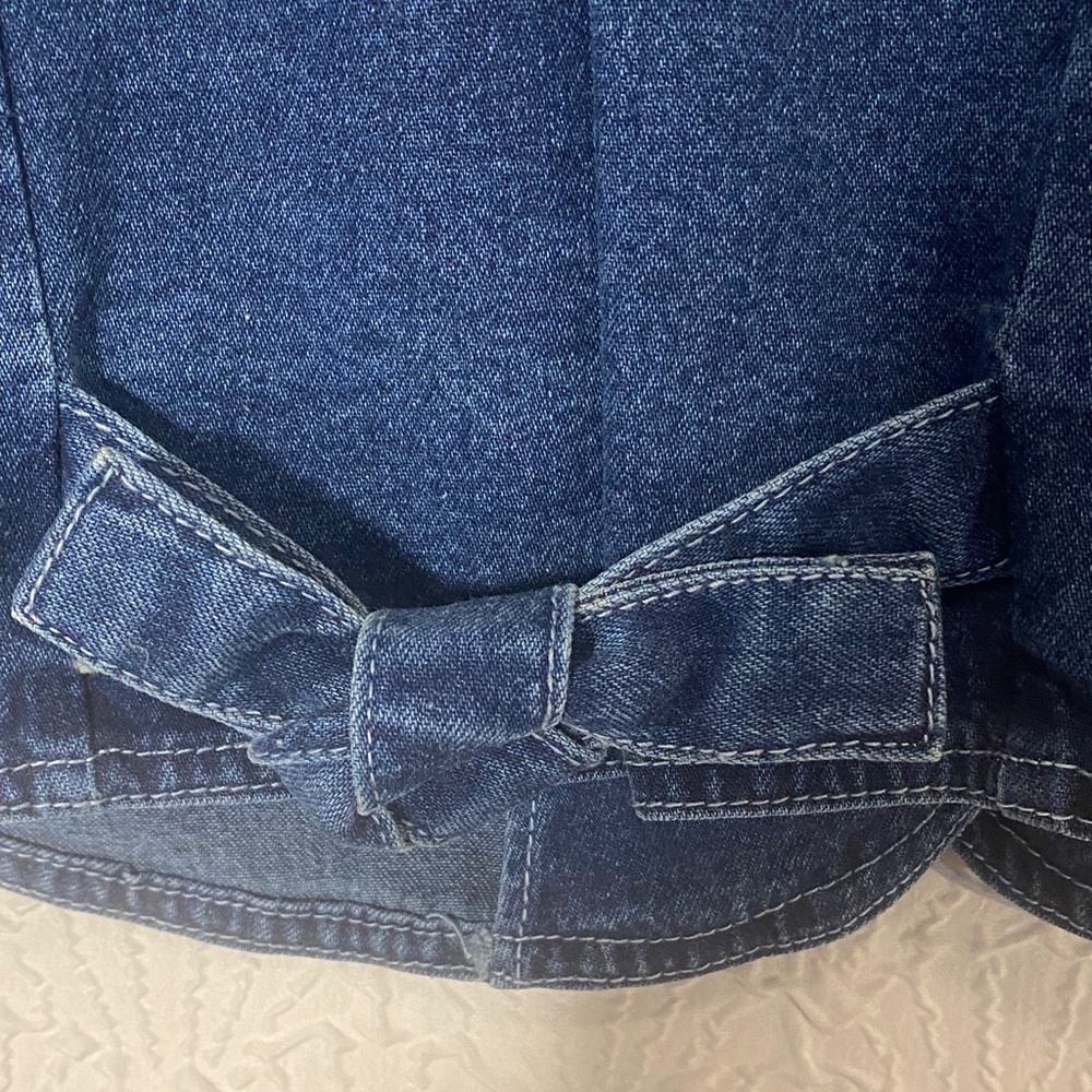 Embroidered Vintage Easy Denim Vest Bohemian/Western Country Attire Layering - Picture 8 of 8
